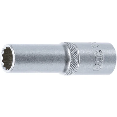 Afbeelding van BGS, Dopsleutel + dopmoer, Steeksleutelset Twaalfkantig, diep Aandrijving Vierkantsaandrijving 12,5 mm (1/2&quot;) SW 13 (13 mm)