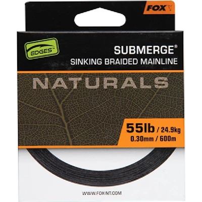 Afbeelding van Fox Edges Sub Naturals Braid Donkergroen Karperlijn 0.38mm (600m) Gevlochten lijn