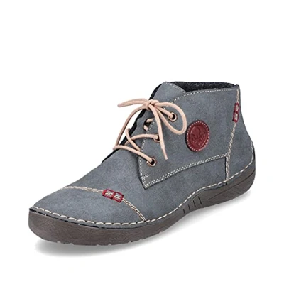 Afbeelding van Rieker Sportieve veterschoenen, Dames, Maat: 38, Blue Kunststof