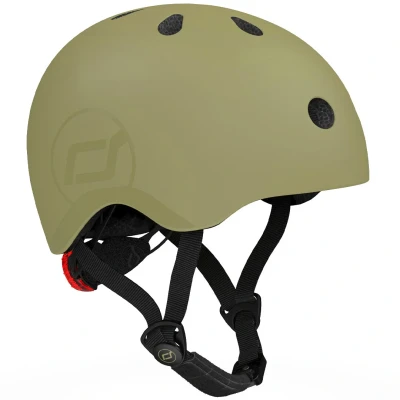 Afbeelding van Scoot and ride kinderhelm olive s m