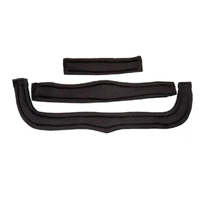 Image de Kavalkade Tête et Nez Tapis Ivy Pour Bridon Noir Poney