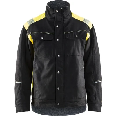 Afbeelding van Blåkläder 4915 1370 Visible Winterjas Zwart/Geel maat XS