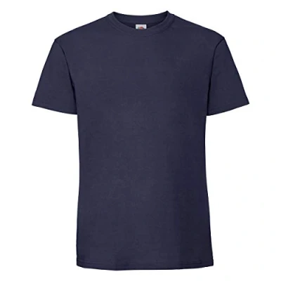 Afbeelding van Fruit of the Loom Ringspun Premium T shirt voor heren, Royal Blauw