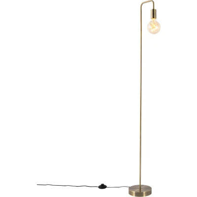 Afbeelding van QAZQA Moderne vloerlamp brons Facil