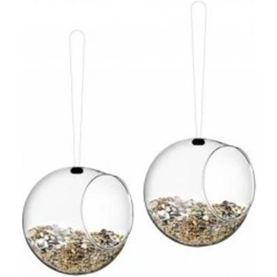 Afbeelding van Eva Solo Vogel Voederbol Mini Set van 2 Stuks Borosilicaatglas Transparant