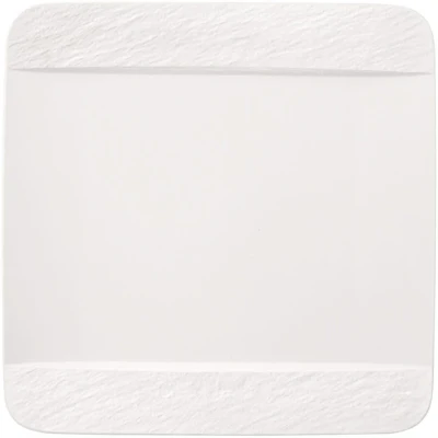 Afbeelding van Villeroy &amp; Boch Dinerbord Manufacture Rock Wit 28 x cm