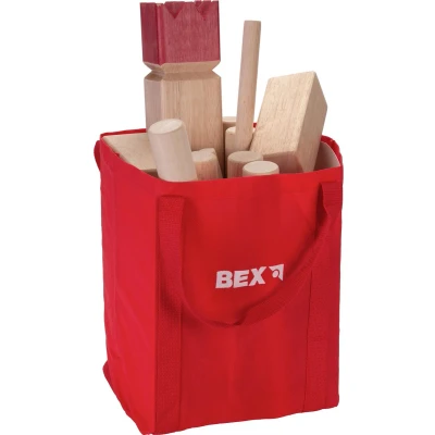 Afbeelding van Kubb Original Rubberhout met Rode Koning