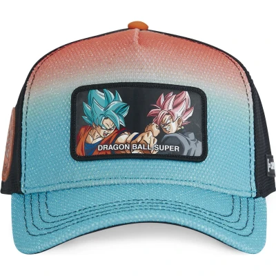 Afbeelding van Dragon Ball Super Goku, Black Goku Snapback Trucker Cap Turquoise Capslab