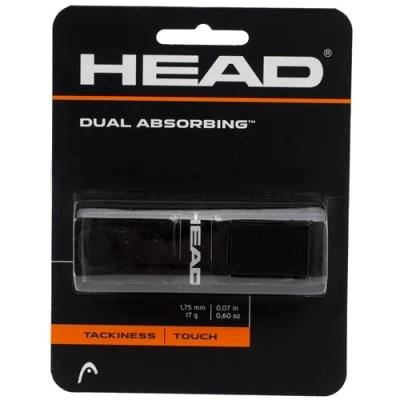 Image de grip raquette de tennis Head Dual absording Noir taille : UNI réf 61721