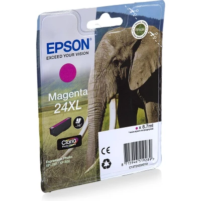 Afbeelding van Epson 24XL (C13T24334012) Inktcartridge Magenta Hoge capaciteit