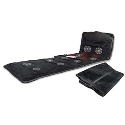 Afbeelding van Jocca massagemat premium 5 standen met warmte zwart