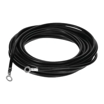 Image de AKO Connecteur câble de terre, 10 m, Ako, Noir Convient aux l&#039;élevage d&#039;animaux