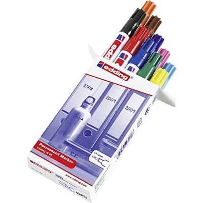 Afbeelding van edding 3000 ass. permanent marker 1 10 10ST 1,5 3 mm / 4 3000999