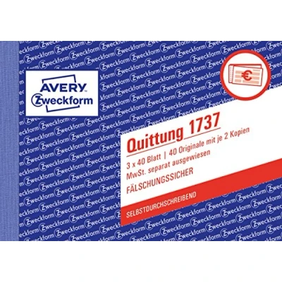 Afbeelding van Avery 1737 Pink White Yellow Cardboard A6 148 x 105 mm 40 pages