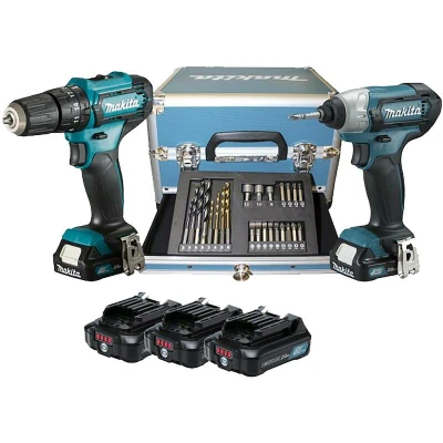 Afbeelding van Makita CLX228SAX2 Accu Combiset 12V 2,0Ah in Aluminium koffer