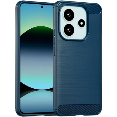 Afbeelding van imoshion Brushed Backcover voor de Xiaomi Redmi Note 14 (4G) Donkerblauw