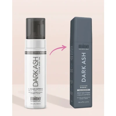 Afbeelding van Minetan Dark Ash Self Tanning Foam for Tan (1 Hour Express Tan) 200ml