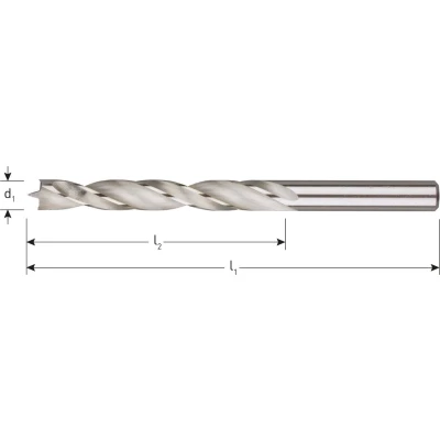 Afbeelding van Rotec HSS G houtspiraalboor 6mm