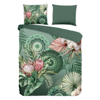 Afbeelding van HIP Dekbedovertrek &quot;mandala&#039;s en bloemen&quot; Multi (240x200/220 cm) Katoen Flanel