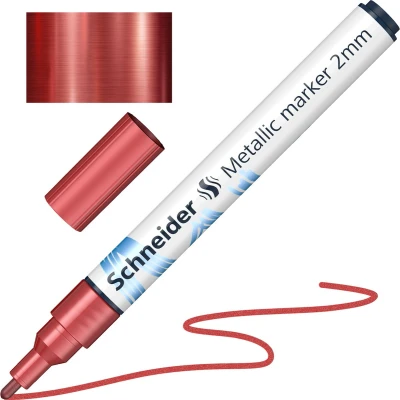 Afbeelding van Schneider metallic marker Paint it 011 2mm rood S ML01101124