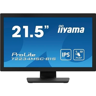 Afbeelding van Iiyama ProLite T2234MSC B1S Touchscreen monitor Energielabel: E (A G) 54.6 cm (21.5 inch) 1920 x 1080 Pixel 16:9 8 ms DisplayPort IPS LCD