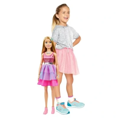 Afbeelding van Barbie Roze jurk 73 cm pop