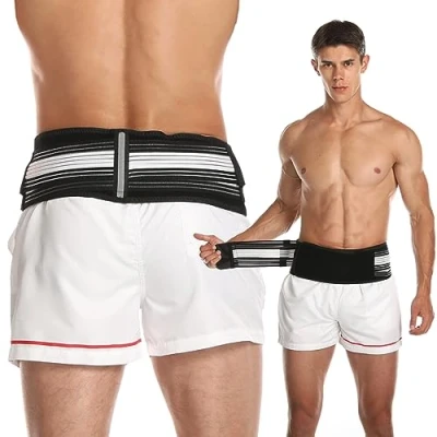 Afbeelding van Verhoogde Sacroiliac Hip Riem voor Vrouwen en Mannen die Sciatic verlichten, Triple Strength Plus,Pelvic, Lower Back and Leg Pain, Stabiliseren SI Joint,Anti Slip Pilling Resistant Plus (Regular)