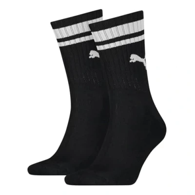 Afbeelding van PUMA Uniseks Sokken met Heritage Stripe, Zwart, Maat 39 42