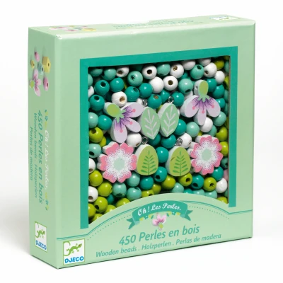 Afbeelding van Djeco Kralen set Bladeren en Bloemen