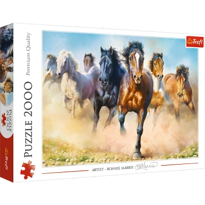 Afbeelding van Puzzel Galloping Herd of Horses 5900511270983