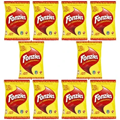 Afbeelding van Fonzies Gli Originali Maïssnacks met kaassmaak, 40 g, 10 stuks