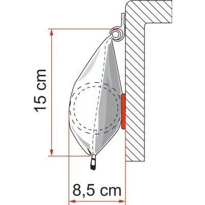 Afbeelding van Fiamma CaravanStore 280 XL Etuiluifel Royal Grey Grijs Etuiluifels