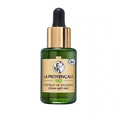 Afbeelding van La Provençale Bio L&#039;Extrakt de Jouvence Anti aging Serum, hyaluronzuur en olie, biologische olijvenpulp olijfolie, voor alle soorten huid, ook meest gevoelige 30 ml