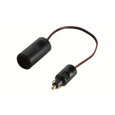 Afbeelding van HELLA Adapter, sigarettenaansteker 1 polig Kabel: 250mm Materiaal kunststof zwart DIN/ISO: 4165 SAE Hoeveelheid: 8KA 007 589 101