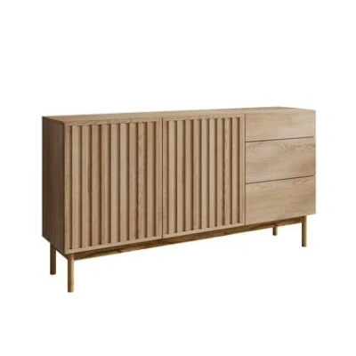 Afbeelding van Meubella Dressoir Storm Eiken 159 cm