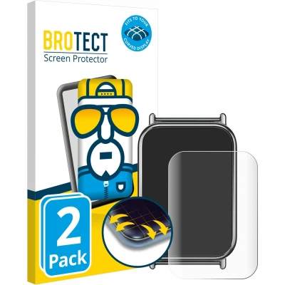 Afbeelding van BROTECT Screenprotector voor Xiaomi Mi Band 8 Pro Folie Beschermfolie transparant volledig dekking (2 Stuks)