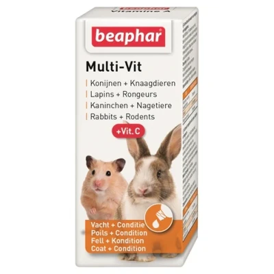 Afbeelding van Beaphar Multi Vitamine Knaagdier En Konijnen 20 ML
