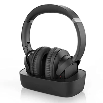 Afbeelding van Avantree Ensemble Wireless Headphone for TV Watching, with Charging Base &amp; Bluetooth 5.0 Transmitter 2 in 1