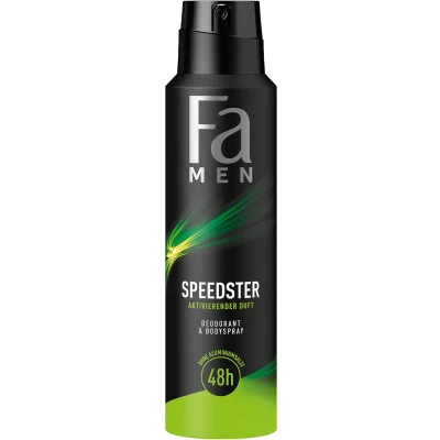 Afbeelding van FA Men Speedster Body Deodorant &amp; Spray 150 ml