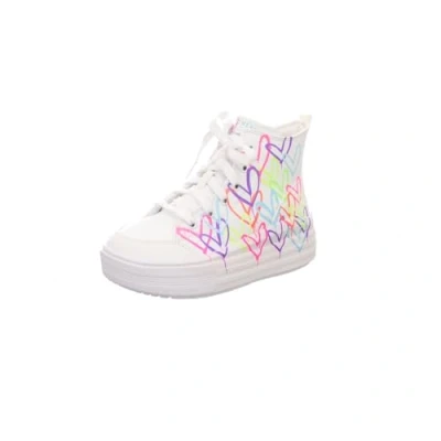 Afbeelding van Skechers Hyperlift Veterschoen hoog wit Maat 32