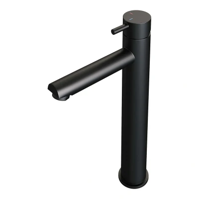 Afbeelding van Brauer BlackEdition Wastafelmengkraan opbouw hoog model b mat zwart