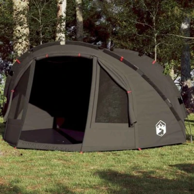 Image de vidaXL Tente de pêche 4 personnes marron imperméable4005318