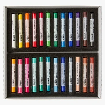 Afbeelding van Pastelkrijt Koh I Noor Toison 8514 rond 24 stuks assorti