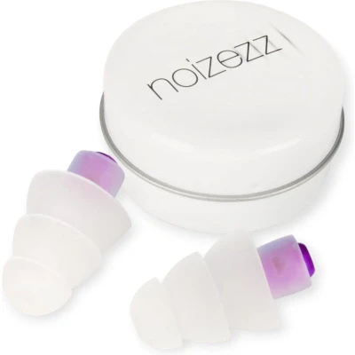Afbeelding van Noizezz Purple Mild One size fits all gehoorbescherming met een demping tot 17 dB Paars Oordoppen 1 paar