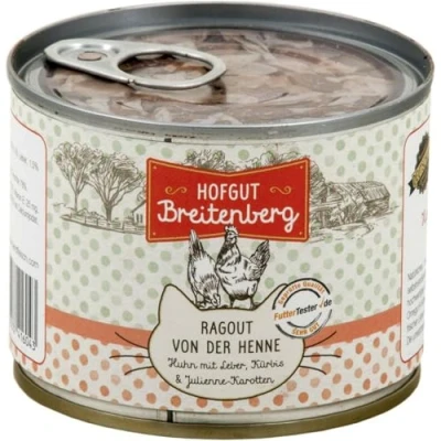 Afbeelding van Hofgut Breitenberg Kattenragout van de Kip 12x180g
