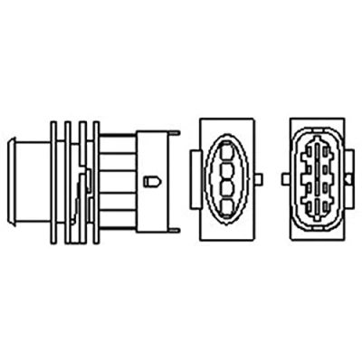 Afbeelding van MAGNETI MARELLI 466016355017 Lambdasonde Verwarmd 4 OPEL: Meriva A, Zafira B, Astra H Hatchback