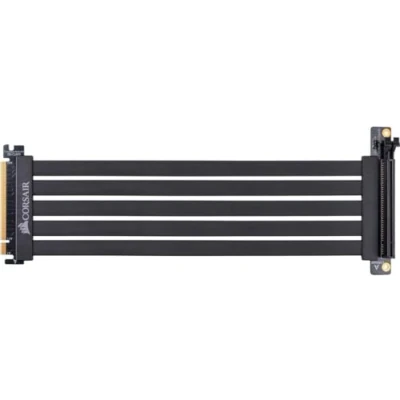 Image de CORSAIR Premium PCIe 3.0 x16 Extension Cable Câble PCI Express 164 pin (M) pour (F) 30 cm