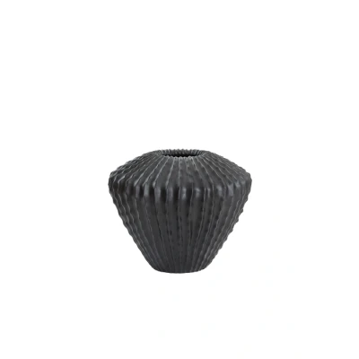 Afbeelding van Light &amp; Living Vaas CACTI 55x55x45 Zwart