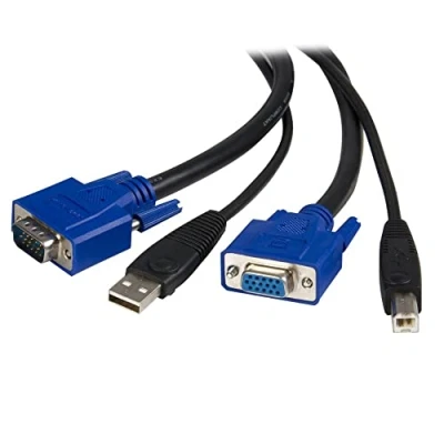 Afbeelding van KVM Schakelaar Startech SVUSB2N1_10 3 m