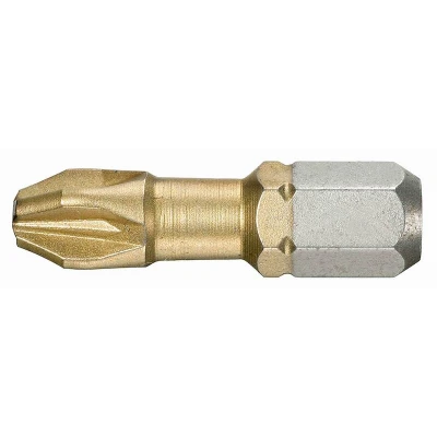 Image de FACOM ED.132T Embout de vissage en titane &#039;High Perf&#039; série 1 pour vis à tête cruciforme Pozidriv 25mm PZ2